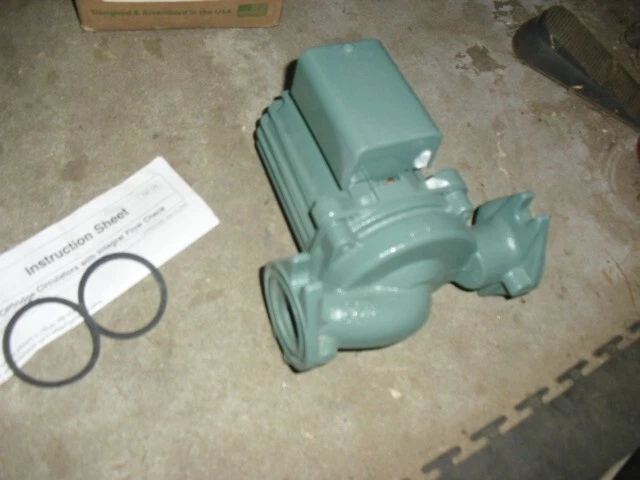 Taco 0014-F1-1IFC Cast Iron Circulator with Integral Flow Check  1/8 HP  115V