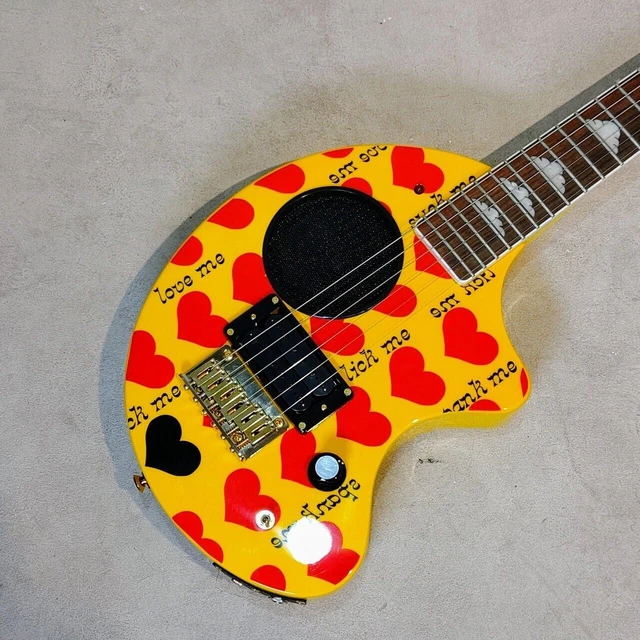 Yellow heart guitar discount