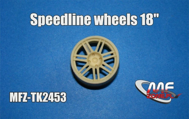 Jantes OZ-Racing 1/24 Avec Pneus Pirelli – Kit Résine TK2459, Neuf