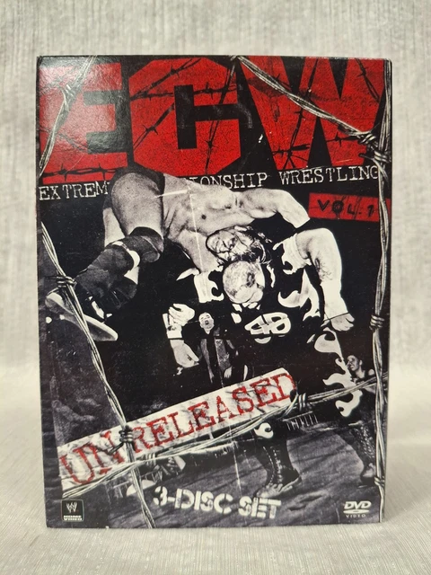 WWE: ECW UNRELEASED, Vol. 1 (DVD, 2012, 3-Disc Set) $25.46