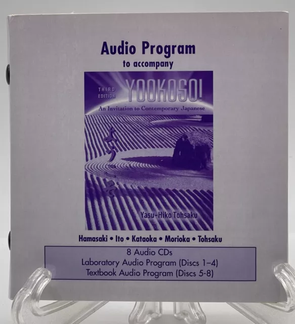 Yookoso: An Invitation to Contemporary Japanese 3rd Edition Set Of 8 CDs