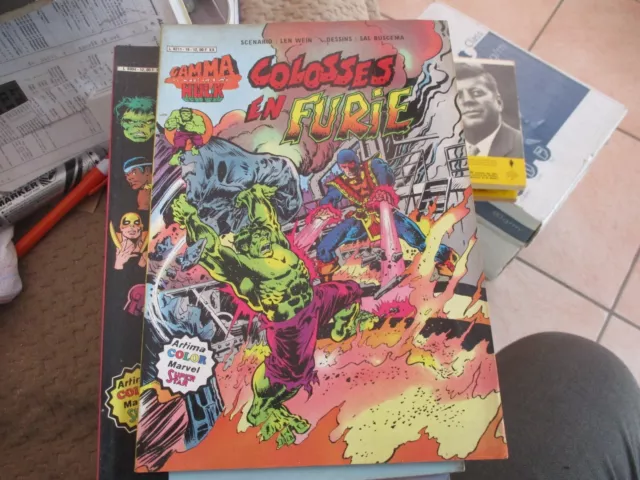 Hulk N°19 Colosse En Furie Bd Artima Color Marvel Gamma 1982 Tbe+