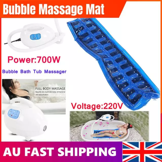 Bubble Bath Machine for Tub, Portable Jet Spa for Bathtub Bubble Mat, Air  Bubble Bath Tub Ozone Sterilization Body Spa Massage Mat with Air Hose, Mat