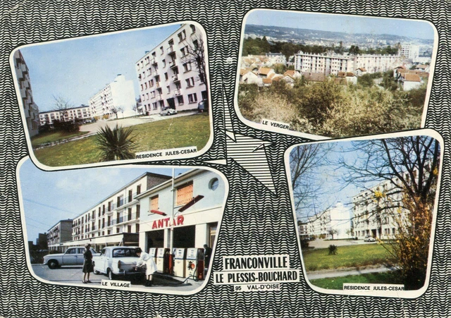 FRANCONVILLE LE PLESSIS BOUCHARD Cités Jules César Verger Station essence ANTAR