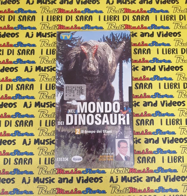 VHS CARTONATA NEL MONDO DEI DINOSAURI 2 IL TEMPO DEI TITANI 2000