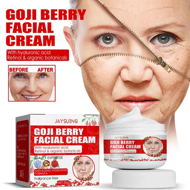 30 g crema viso bacche di goji pelle antirughe idratante F9B2