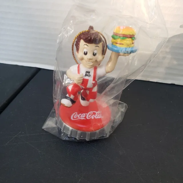 Frisch's Big Boy Coca-Cola Bottle Cap Figurine Ornament Hamburger