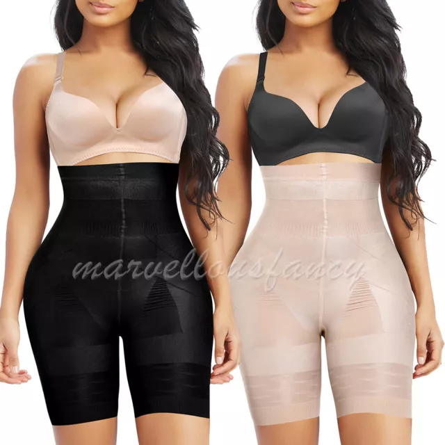 Damen Body Shaper Hohe Taille Miederhose Bauchweg Slim Pants Shapewear Höschen