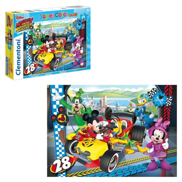 puzzle 24 pezzi maxi clementoni disney junior MICKEY topolino minnie per bambini