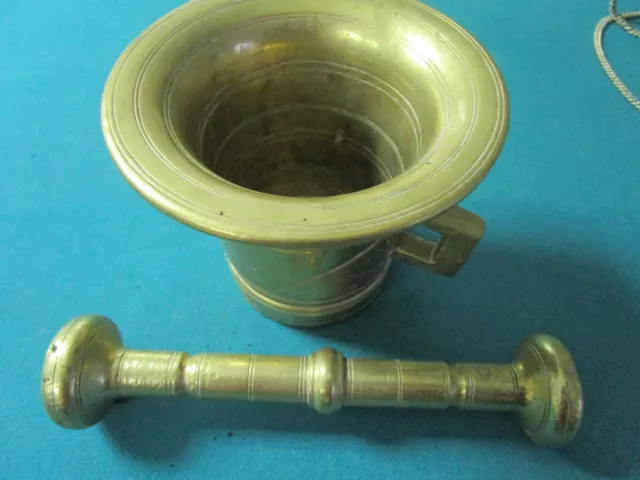 Solid Brass Apothecary And Pestle 2