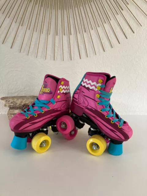 Ancienne PAIRE de PATINS CHAUSSURES À ROULETTES HOLY T10 DÉCO USA Roller  Skates