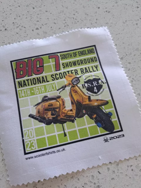 Big 7 National Scooter Rally 2023 Merchandise ◉ Patches ◉ T Shirts ◉ Vest Tops 2