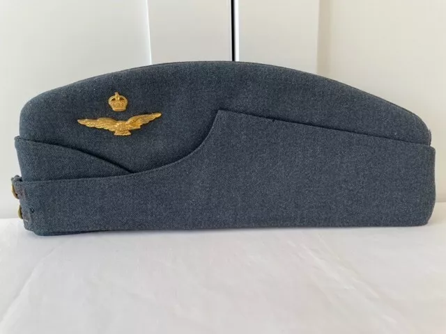 British Wwii Raf Officers Field Service Side Cap By Tress And Co.