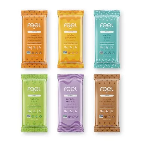 Vegan Protein Bars - Keto, Gluten Free, Organic, 15g Protein - Dairy Free, Lo...