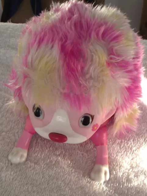 Zoomer Hedgiez Pink Interactive Hedgehog Lights Sounds Moves & Rolls Toy