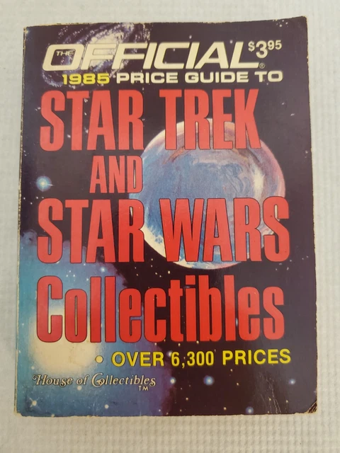 Vintage The Official Price Guide to Star Trek and Star Wars Collectibles 1985