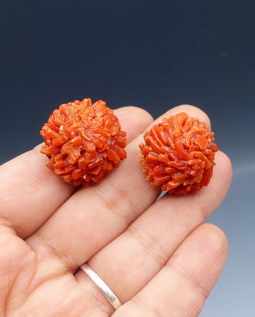 Boucles D'oreilles Vintage Clips Françoise Montague - Fausses Perles Dorées - Modèle N°13 | Bijou Rétro