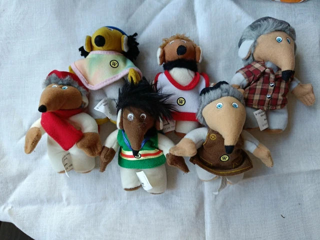 McDonalds - THE WOMBLES - SAMMLUNG - SOFTSPIELZEUG - 1999 - 6 Spielzeuge