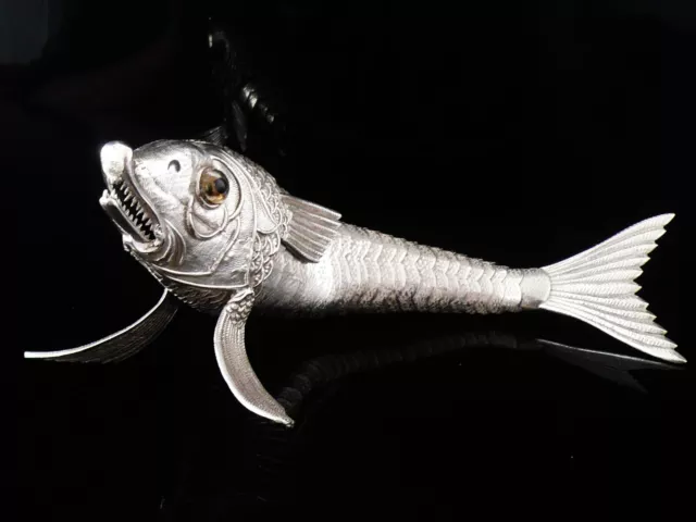 Large Continental Articulated Fish, Probably Spanish in Origin, 20th Century 2