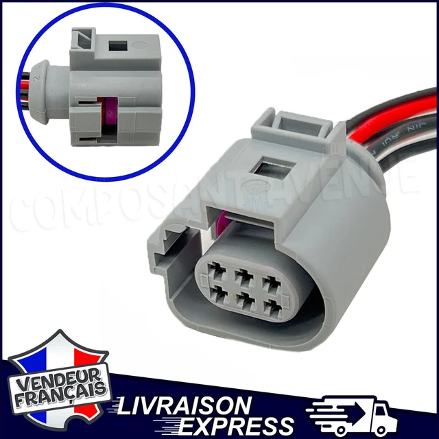 Faisceau De Fils De Connecteur Plastique 1J0973713G - Remplacement Pour Siège VW, Seat, Audi (Altea, Arosa, Cordoba)