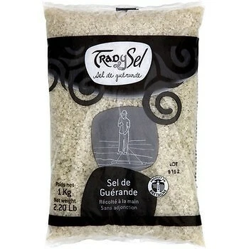 lot 3 Gros sel gris de Guérande IGP 1 kg trad y sel