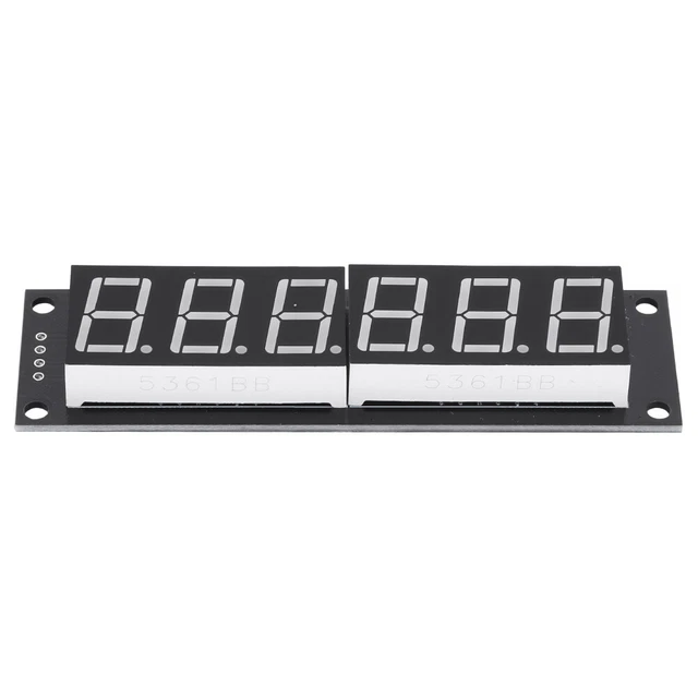 Modulo LED digitale 0,56 pollici TM1637 6 cifre 7 segmenti per Arduino (Blu)