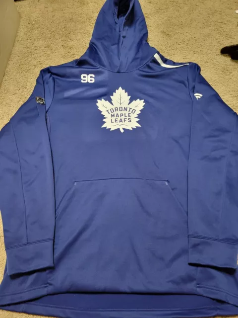 TORONTO MAPLE LEAFS 21'22 Blue Game Worn Used / Issued Locker Room Hoodie