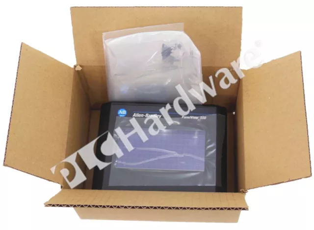 Surplus Allen Bradley 2711-T5A20L1 /B PanelView 550 Mono Touch EtherNet/IP RS232