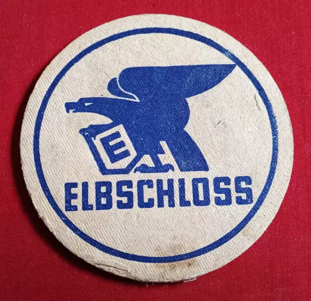 Bierdeckel Brauerei Elbschloss Hamburg - Ratsherren Pils - dicker Deckel