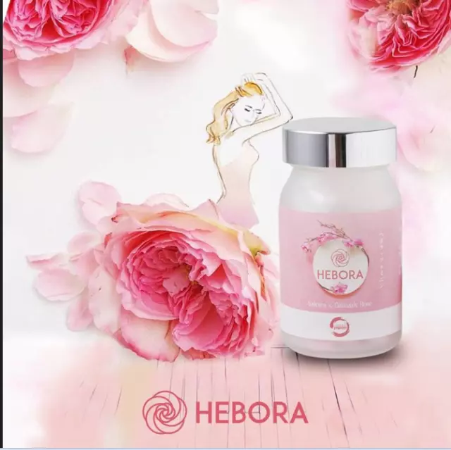 2x Hebora Sakura Damask Rose - Parfum de Jeunesse, Anti-âge