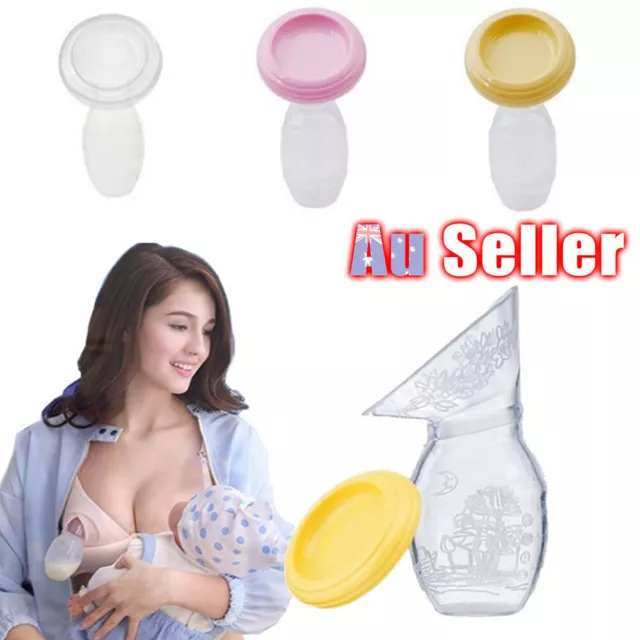 Silicone Mom Breastfeeding Manual Breast Pump Baby Feeding Milk Saver Collector