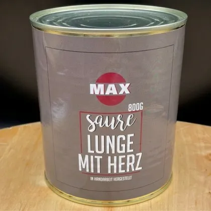 Max-MetzgerHofer lattina polmone acido con cuore (800 g) dal macellaio dell'anno