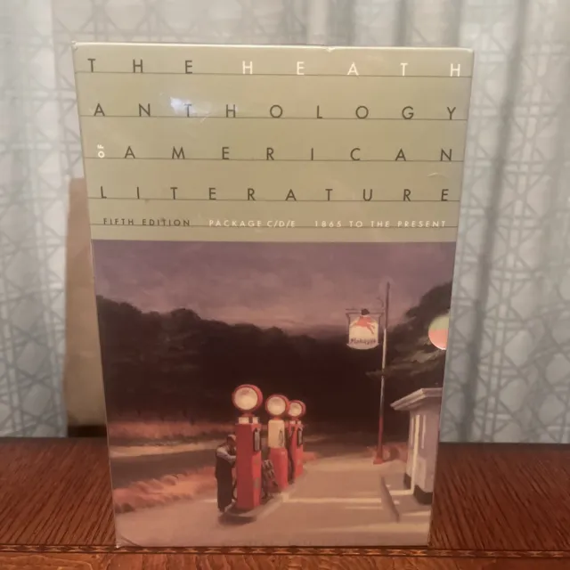 Lot of 3 The Norton Anthology of American Literature (Volume C D E) New Sealed