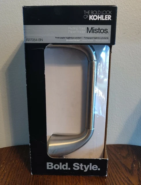 Kohler Mistos R37054-BN Pivoting Toilet Paper Holder Brushed Satin Nickel