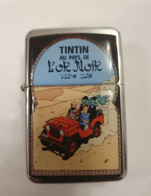 Briquet à essence des aventures de Tintin : Au pays de l'or noir.Édition limitée