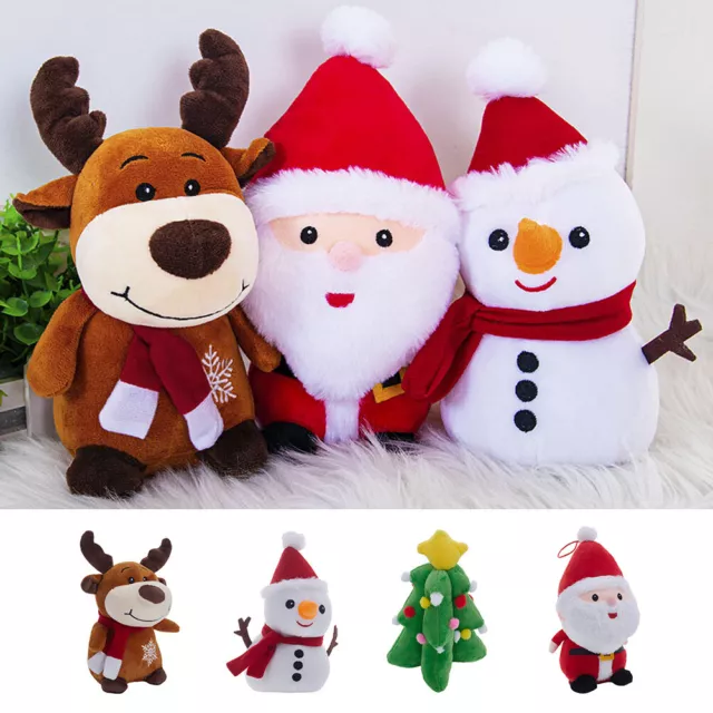 Cute Plush Toys Stuffed Animal Doll Boys Girls Christmas Gift Teddy Bear Snowman