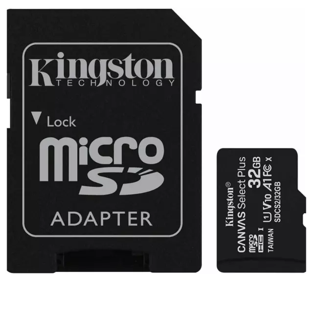 Fat 32 Micro SD Kartenspeicher mit SD Adapter vorformatiert auf FAT32 Format