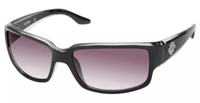 Harley-Davidson Women's Bejeweled B&S Sunglasses, Black Frame & Smoke Lenses