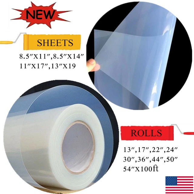 Película transparente lechosa impermeable para serigrafía de seda