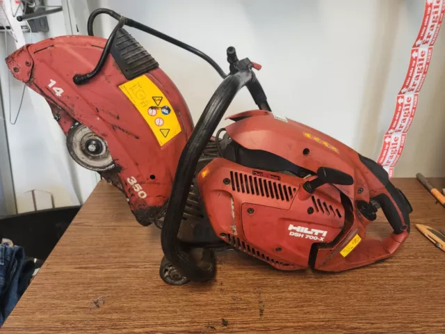 Hilti DSH 700-X 14 inch 70cc Hand-Held Gas Concrete Saw