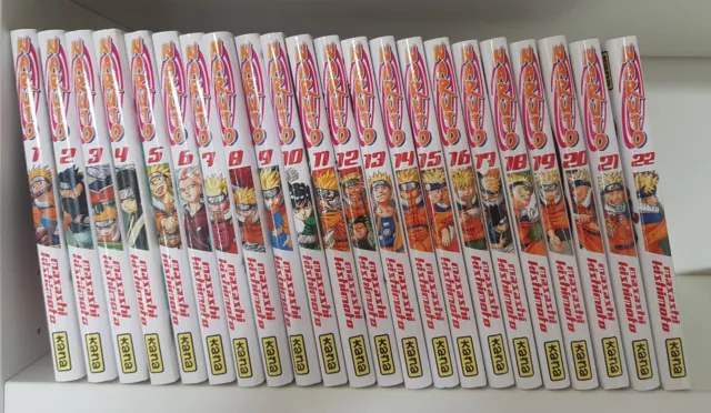 Lot de 19 cartes naruto + étui sur Manga occasion
