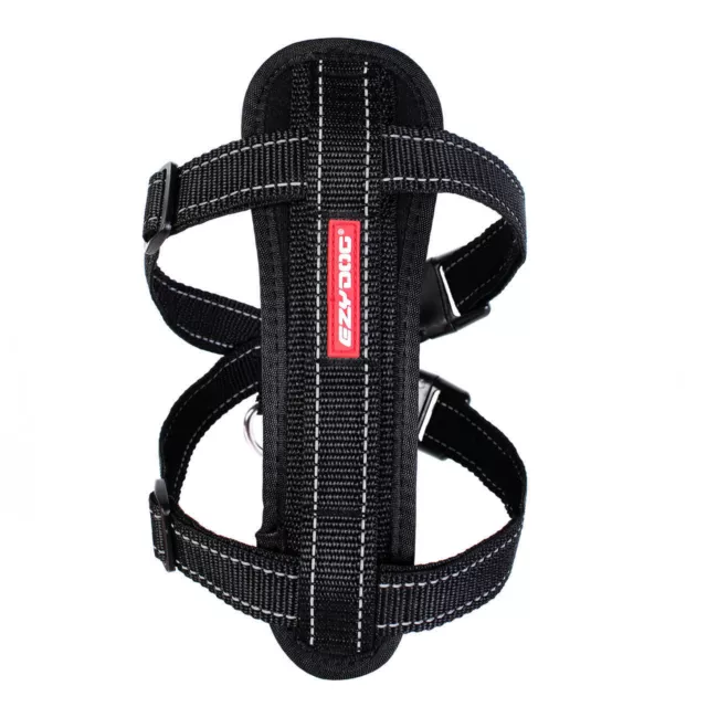 EazyDog Chest Plate Harness With Car Restraint Seat Belt Attachment