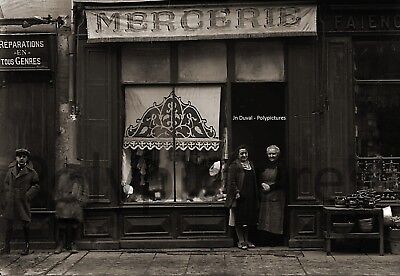 Photo ancien commerce Toulouse Boucherie Charcuterie Viande tirage repro 1920 