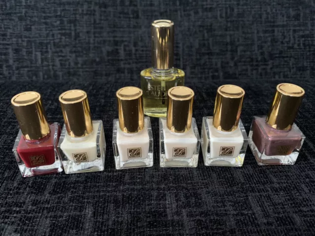 ESTEE LAUDER NAGELLACK REINE FARBE SET weiße Perle, Amethyst und mehr! VINTAGE