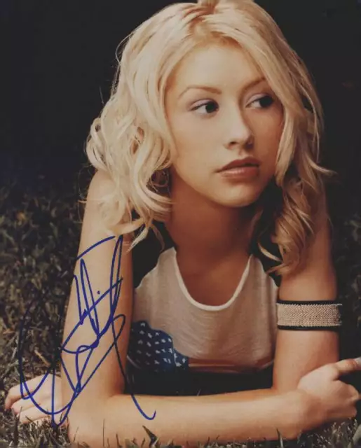 Christina Aguilera authentic signed rap 8x10 photo W/Certificate Autographed 158