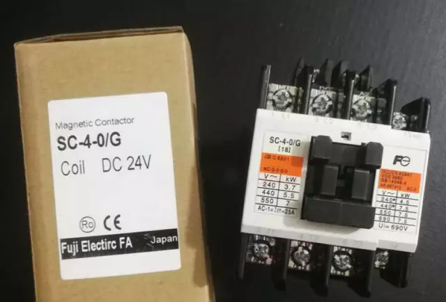 ONE Brand New Fuji Contactor SC-4-0/G DC24V