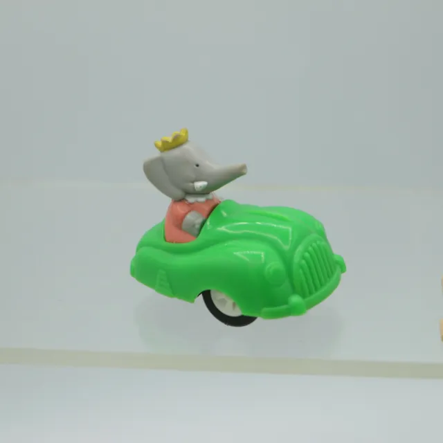 Celeste Elephant in Rolling Green Car Babar Series Arby's 1992 L de Brunhoff