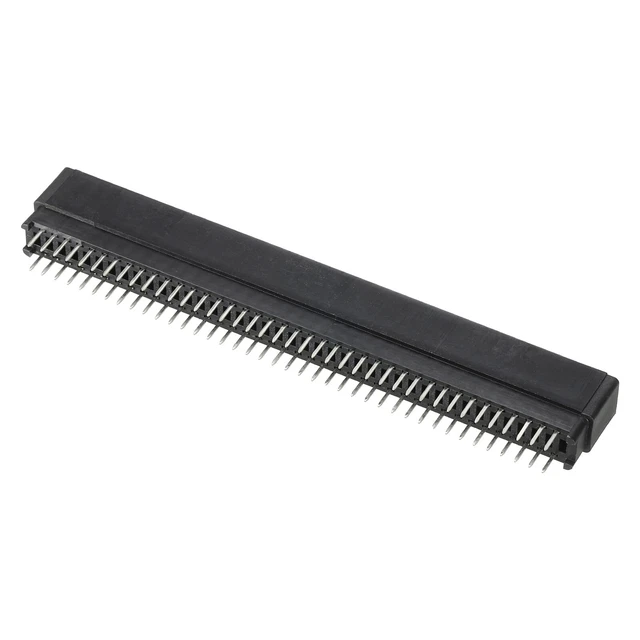Scheda Bordo Connettore Nero Presa Destra Angolo 80 Pin 2.54mm Passo
