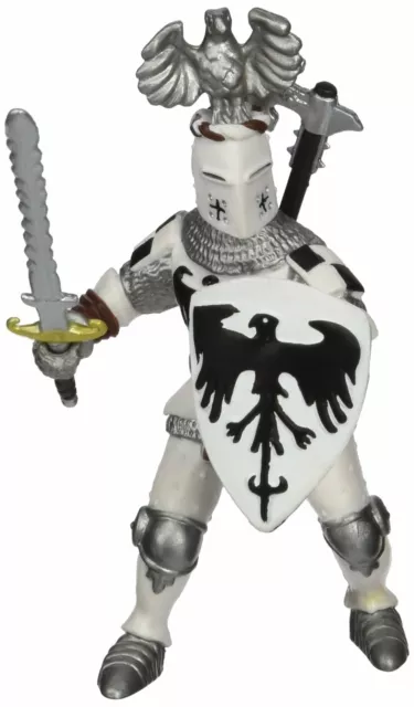 Papo White Crested Knight Figure, Multicolor