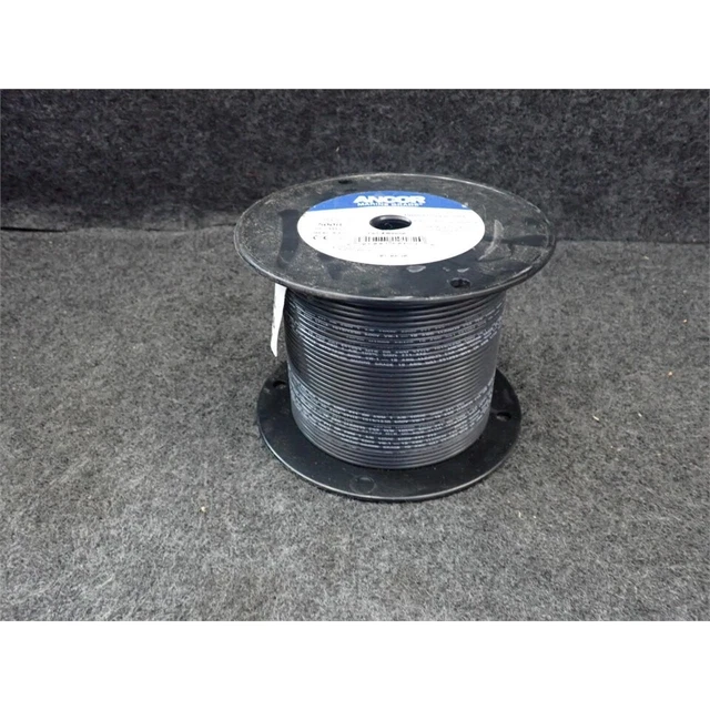 Ancor 100050 Hookup Wire, Marine Grade, 500' Spool, 18 AWG, STR, Black